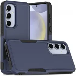 Coque arrière Phonesta ImpactShield pour Samsung Galaxy S25 Plus/S24 Plus - Bleu foncé