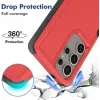 Coque arrière Phonesta ImpactShield pour Samsung Galaxy S25 Ultra - Rouge 1