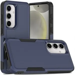 Coque arrière Phonesta ImpactShield pour Samsung Galaxy S25/S24 - Bleu foncé