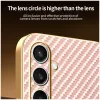 Coque arrière Phonesta Luxury Carbon Fiber avec MagSafe pour Samsung Galaxy S25 FE - Rose 7