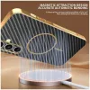Coque arrière Phonesta Luxury Carbon Fiber avec MagSafe pour Samsung Galaxy S25 FE - Noir 4