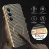 Coque arrière Phonesta Luxury Carbon Fiber avec MagSafe pour Xiaomi Redmi 15 - Marron 6