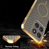 Coque arrière Phonesta Luxury Carbon Fiber avec MagSafe pour Motorola Edge 60 Pro - Marron 7