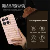 Coque arrière Phonesta Luxury Carbon Fiber avec MagSafe pour Motorola Edge 60 Pro - Rose 3