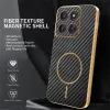 Coque arrière Phonesta Luxury Carbon Fiber avec MagSafe pour Motorola Edge 60 Pro - Noir 2