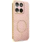Coque arrière Phonesta Luxury Carbon Fiber avec MagSafe pour Motorola Edge 60 / Edge 60 Fusion - Rose