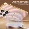 Coque arrière Phonesta Luxury Carbon Fiber avec MagSafe pour Motorola Edge 60 / Edge 60 Fusion - Rose 1