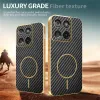 Coque arrière Phonesta Luxury Carbon Fiber avec MagSafe pour Motorola Edge 60 / Edge 60 Fusion - Noir 4