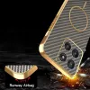 Coque arrière Phonesta Luxury Carbon Fiber avec MagSafe pour Motorola Moto G56 - Marron 7