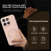 Coque arrière Phonesta Luxury Carbon Fiber avec MagSafe pour Motorola Moto G56 - Rose 4
