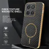 Coque arrière Phonesta Luxury Carbon Fiber avec MagSafe pour Motorola Moto G56 - Noir 3