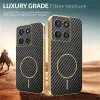 Coque arrière Phonesta Luxury Carbon Fiber avec MagSafe pour Motorola Moto G56 - Noir 5