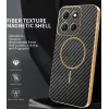 Coque arrière Phonesta Luxury Carbon Fiber avec MagSafe pour Motorola Moto G86 - Noir 1