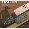 Coque arrière Phonesta Luxury Carbon Fiber avec MagSafe pour Motorola Moto G86 Power - Marron 8