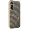 Coque arrière Phonesta Luxury Carbon Fiber avec MagSafe pour OnePlus Nord 5 - Marron 0