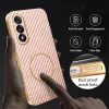 Coque arrière Phonesta Luxury Carbon Fiber avec MagSafe pour OnePlus Nord 5 - Rose 7
