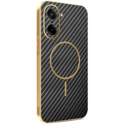 Coque arrière Phonesta Luxury Carbon Fiber avec MagSafe pour OnePlus Nord CE5 - Noir