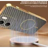 Coque arrière Phonesta Luxury Carbon Fiber avec MagSafe pour Oppo A5x - Marron 5