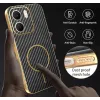 Coque arrière Phonesta Luxury Carbon Fiber avec MagSafe pour Oppo A5x - Noir 6