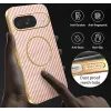 Coque arrière Phonesta Luxury Carbon Fiber avec MagSafe pour Google Pixel 10 - Rose 8