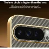 Coque arrière Phonesta Luxury Carbon Fiber avec MagSafe pour Google Pixel 10 Pro - Marron 5