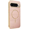 Coque arrière Phonesta Luxury Carbon Fiber avec MagSafe pour Google Pixel 10 Pro - Rose 0
