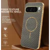 Coque arrière Phonesta Luxury Carbon Fiber avec MagSafe pour Google Pixel 10 Pro XL - Marron 1