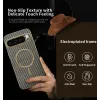 Coque arrière Phonesta Luxury Carbon Fiber avec MagSafe pour Google Pixel 10 Pro XL - Marron 2