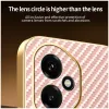 Coque arrière Phonesta Luxury Carbon Fiber avec MagSafe pour HONOR 400 - Rose 7