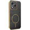 Coque arrière Phonesta Luxury Carbon Fiber avec MagSafe pour HONOR 400 Lite - Noir 0