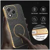 Coque arrière Phonesta Luxury Carbon Fiber avec MagSafe pour HONOR 400 Lite - Noir 5