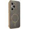 Coque arrière Phonesta Luxury Carbon Fiber avec MagSafe pour HONOR 400 Pro - Marron 0