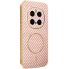 Coque arrière Phonesta Luxury Carbon Fiber avec MagSafe pour HONOR Magic7 Pro - Rose 0