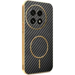 Coque arrière Phonesta Luxury Carbon Fiber avec MagSafe pour OnePlus 13 - Noir