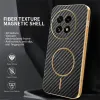 Coque arrière Phonesta Luxury Carbon Fiber avec MagSafe pour OnePlus 13 - Noir 2