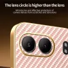 Coque arrière Phonesta Luxury Carbon Fiber avec MagSafe pour OnePlus Nord 4 - Rose 5
