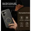 Coque arrière Phonesta Luxury Carbon Fiber avec MagSafe pour Oppo Reno13 F 4G/5G / Reno13 FS 5G - Noir 2