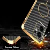 Coque arrière Phonesta Luxury Carbon Fiber avec MagSafe pour Oppo Reno13 F 4G/5G / Reno13 FS 5G - Noir 7