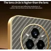 Coque arrière Phonesta Luxury Carbon Fiber avec MagSafe pour Realme 14 Pro Plus - Marron 5