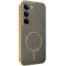 Coque arrière Phonesta Luxury Carbon Fiber avec MagSafe pour Realme 14x / C75 - Marron