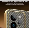 Coque arrière Phonesta Luxury Carbon Fiber avec MagSafe pour Realme GT 7 Pro - Marron 5