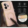 Coque arrière Phonesta Luxury Carbon Fiber avec MagSafe pour Realme GT 7 Pro - Rose 7