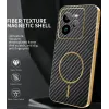 Coque arrière Phonesta Luxury Carbon Fiber avec MagSafe pour Realme GT 7 Pro - Noir 1