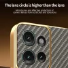 Coque arrière Phonesta Luxury Carbon Fiber avec MagSafe pour Motorola Edge 50 - Marron 5