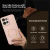 Coque arrière Phonesta Luxury Carbon Fiber avec MagSafe pour Motorola Edge 50 - Rose 3