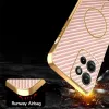 Coque arrière Phonesta Luxury Carbon Fiber avec MagSafe pour Motorola Edge 50 - Rose 7