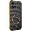 Coque arrière Phonesta Luxury Carbon Fiber avec MagSafe pour Motorola Edge 50 - Noir 0