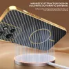 Coque arrière Phonesta Luxury Carbon Fiber avec MagSafe pour Motorola Edge 50 - Noir 1