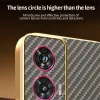 Coque arrière Phonesta Luxury Carbon Fiber avec MagSafe pour Motorola Edge 50 Fusion - Marron 5