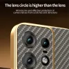 Coque arrière Phonesta Luxury Carbon Fiber avec MagSafe pour Motorola Edge 50 Pro - Marron 5